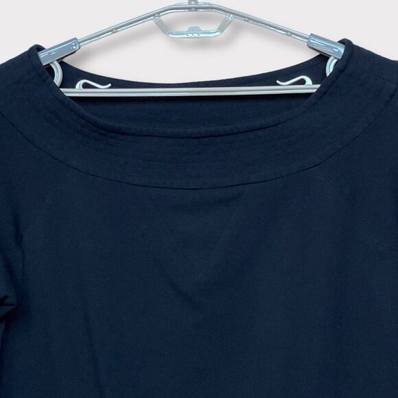 Diane von Furstenberg Black Top with Pockets Women's Size 8 Thick Made in USA - Picture 2 of 16